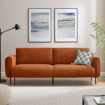 83" Modern 2-Seater Loveseat Sofa with Armrests, Upholstered Couch for Living Room Apartment Office