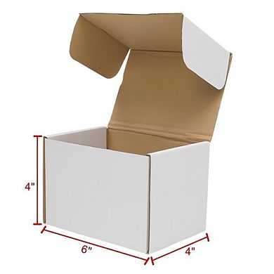 50 Corrugated Paper Boxes 6x4x4"(15.2*10*10cm)