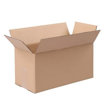 50 pc corrugated cartons, 12"×6"×6" (30.5×15.2×15.2 cm), thickness: 3 mm