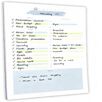 Daily To Do List Notepad Daily Planner Undated
