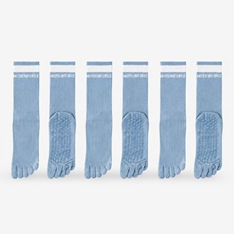 Women’s Yoga Socks with Non-Slip Dots for Indoor Pilates & Fitness 3 Pack
