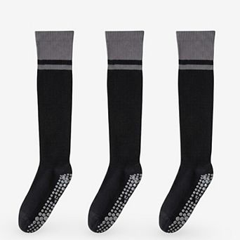 Women's Colorblock Calf Compression Yoga Socks for Fitness and Pilates 3 Pack