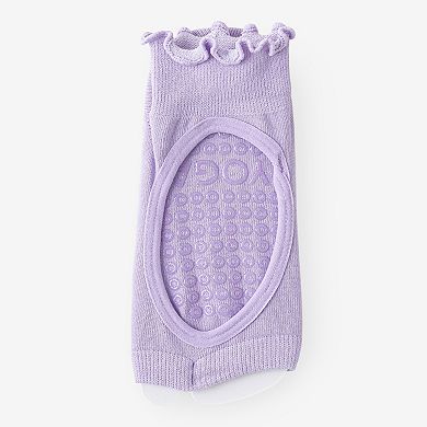Candy Color Open-Back Yoga Socks for Women, Non-Slip Pilates & Indoor Exercise 3 Pack