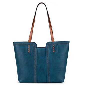 Womens Handbag with Top Handle and Crossbody Strap