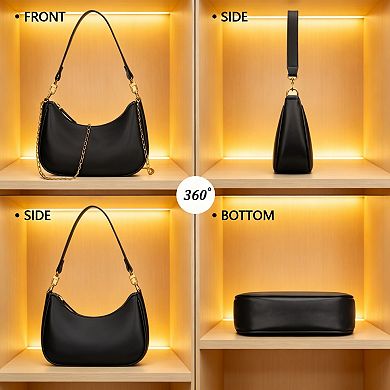 Vintage Womens Underarm Crossbody Handbag Multi Purpose Purse