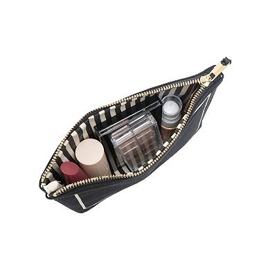 La L'Amour 16oz Cotton Canvas 3 Piece Toiletry Packing Set With Sunglasses Case