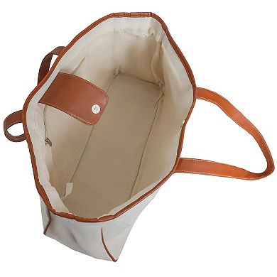 Magid Canvas Slogan Tote "HELLO SUMMER"