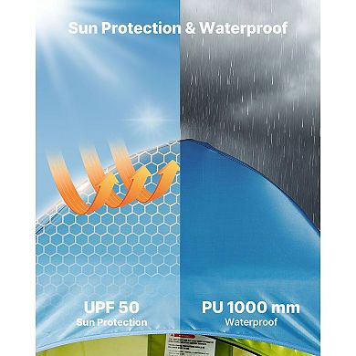 Camping Shower Tent Portable Privacy Shelter Changing Room for Beach