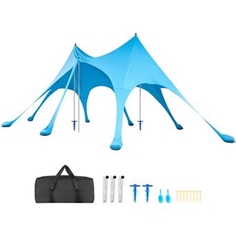 20x13feet Beach Tent Sun Shelter Portable Pop Up Canopy for Family Camping
