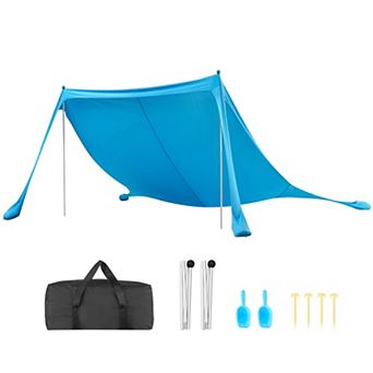 11 x 11feet Pop Up Beach Canopy Premium Portable Outdoor Sun Shelter for Camping & Picnics