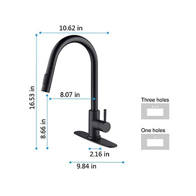 Loheer Smart Touch Kitchen Faucet with Pull Down Sprayer