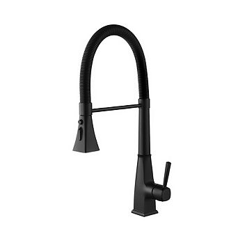 Loheer Single Handle Kitchen Faucet with Pull Down Sprayer High Arc Mixer Tap