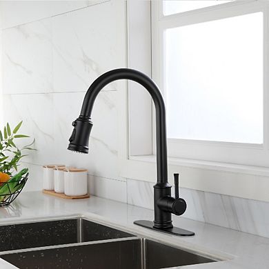 Loheer Touch Kitchen Faucet with Pull Down Sprayer Smart Sensor Sink Tap