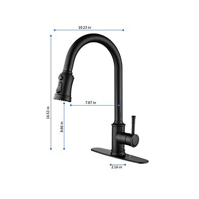 Loheer Touch Kitchen Faucet with Pull Down Sprayer Smart Sensor Sink Tap