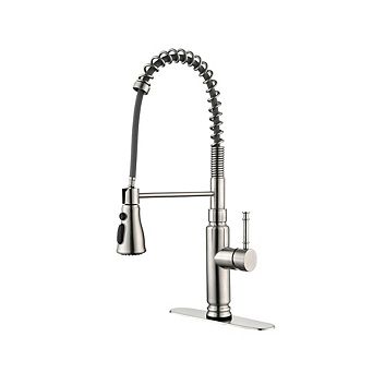 Loheer Smart Touch Kitchen Faucet with Pull Down Sprayer Single Handle Sensor Tap