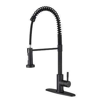 Loheer Heavy Duty Single Handle Kitchen Faucet with Pull Out Sprayer