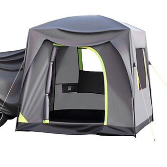10x8ft SUV Tent Double Layer Waterproof Tailgate Awning for Outdoor Family Camping