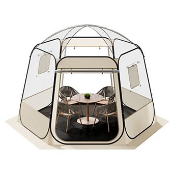 10 x 9.2 feet Pop Up Bubble Tent Garden Dome Igloo Weather Resistant Outdoor Shelter