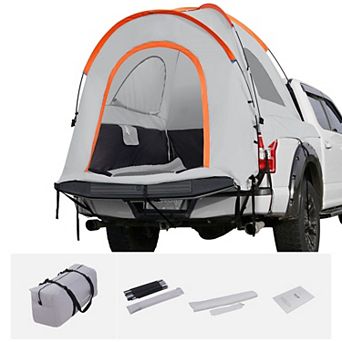 Truck Bed Tent Double Layer Waterproof Pickup Tent,6.4-6.7ft, for Outdoor Camping