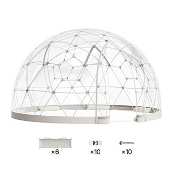 9.5 x 5.7 feet Garden Dome Igloo Weatherproof Bubble Tent for Outdoor Patios & Camping