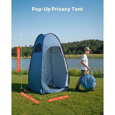 190T Pop Up Shower Tent Instant Privacy Changing Room for Camping Beach