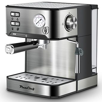 20 Bar Espresso Machine, 9.25 L 10.63 W 11.22 H in, Milk Frother, Home Kitchen