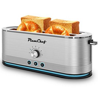 4 Slice Toaster 15.7 Inch, 1350W Defrost Reheat For Breakfast