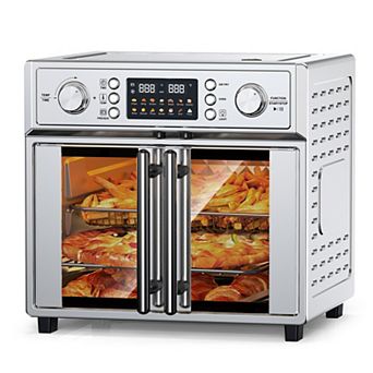 26-qt French Door Air Fryer 1700W for Family Kitchen