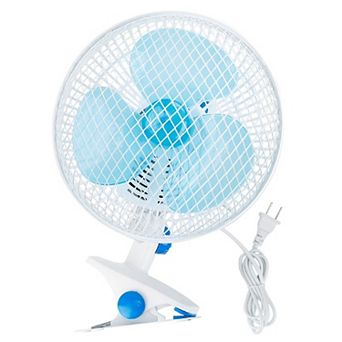 Oscillating Clip On Fan, 8.66 Inch 2 Speed Quiet Personal Desk Fan for Office & Home