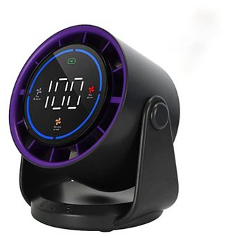 Rechargeable Desk Fan, 100 Speed Portable Mini Fan - Battery Operated for Home & Office, 6.5 in