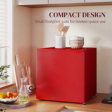 Compact Mini Freezer - 1.1 Cu Ft Freestanding Upright Freezer for Dorm & Office