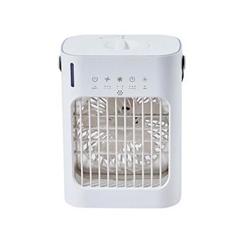 Portable Air Conditioner, 700ml Evaporative Air Cooler, Mini Desk Fan for Bedroom