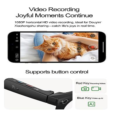 Smart Glasses with 8MP Camera HD WiFi, Bluetooth, Translation,Video,Photography, IP65 Waterproof