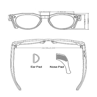 Smart Glasses with 8MP Camera HD WiFi, Bluetooth, Translation,Video,Photography, IP65 Waterproof
