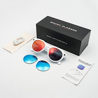 Smart Glasses with 8MP Camera HD WiFi, Bluetooth, Translation,Video,Photography, IP65 Waterproof