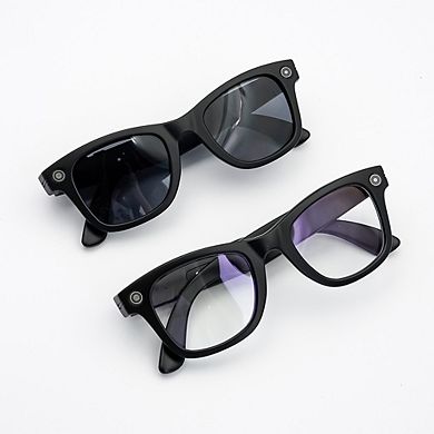 Smart Glasses with 8MP 4K HD Camera, for Translation, Bluetooth, Anti-Blue Light Lenses