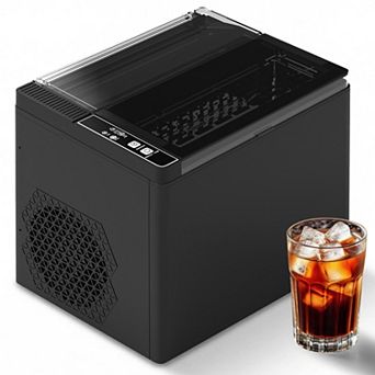 Countertop Bullet Ice Maker, Portable Machine for Home
