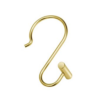 Utopia Alley Rust-Resistant Metal Shower Curtain Hooks with T-bar end for Bathroom - Set of 12