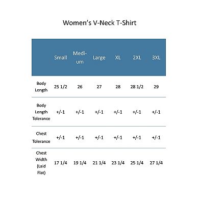 Gildan Women's Plus Size V-neck Cotton Short Sleeve Tee