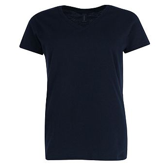 Gildan Women's Plus Size V-neck Cotton Short Sleeve Tee