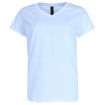 Gildan Women's V-neck Cotton Short Sleeve Tee
