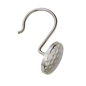 Utopia Alley Rust-Resistant Metal Shower Curtain Hooks Hangers for Bathroom- Set of 12