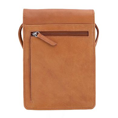 CTM Women's Compact Organizer Crossbody Handbag