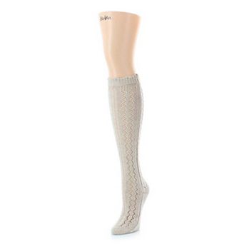 Tri Zag Chunky Knit Knee High Socks