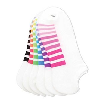 Gradient Stripes Low-Cut Women's Socks 6-Pack
