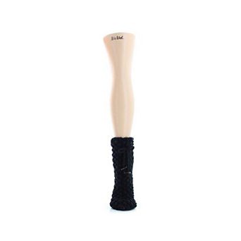 Women's Bow Knit Hand Knit Ankle Length Lounge Sock