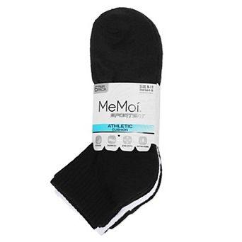 6 Pair Women's Half-Cushioned Solid-Color Quarter Socks