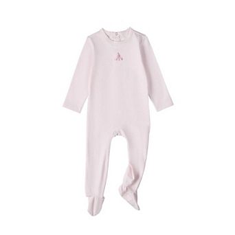 Baby and Toddler Girls "Girl And Her Waddling Ducks" Cotton Rich Footie