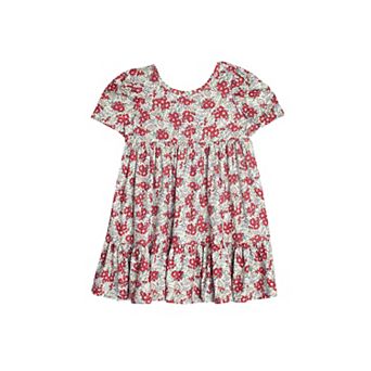 Holly 2T-14 Short Sleeve Floral Dress