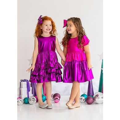 Rockin' Around Ruffled Tiered Dress
